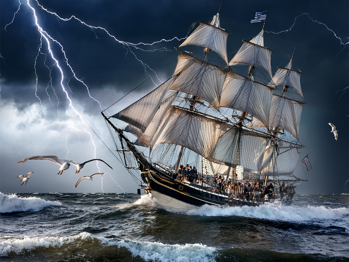 Sturm am Meer
