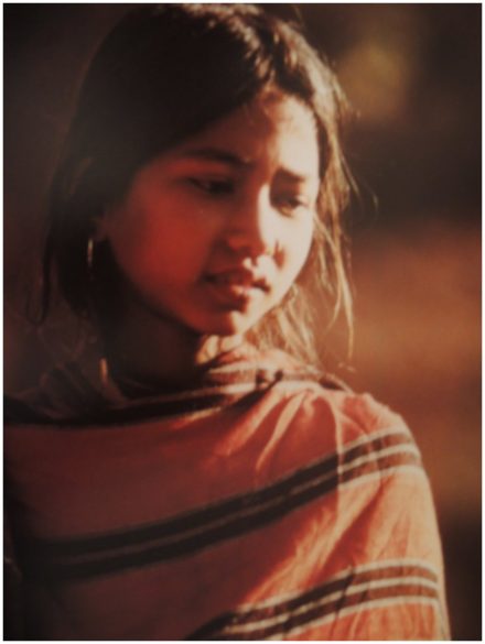 Ein Mädchen aus Nepal