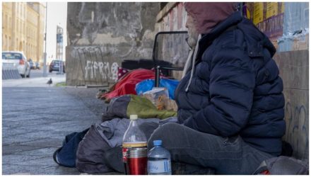 Einsam und obdachlos