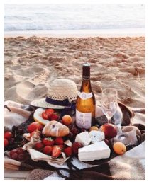 Picknick am Strand