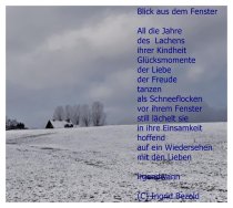 Blick aus dem Fenster