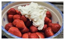 Erdbeeren mit Zucker