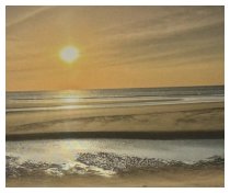 Die Nordsee ist heut friedlich