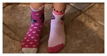 Verschiedene Socken
