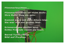 Flimmerleuchten...